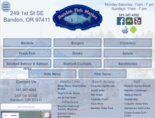 Tablet Screenshot of bandonfishmarket.com